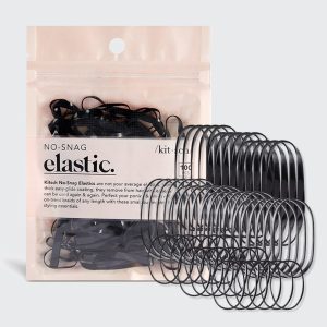 kitsch Black No-Snag Elastics 100pc Set