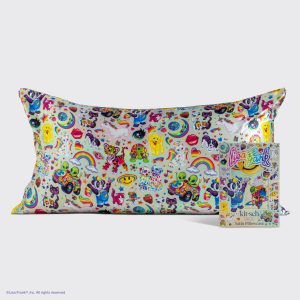 kitsch Lisa Frank x Kitsch Satin Pillowcase in The Fantastic World of Lisa Frank - King