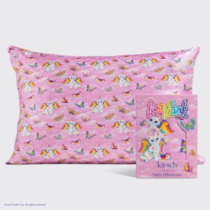 kitsch Lisa Frank x Kitsch Satin Pillowcase in Angel Kitty?