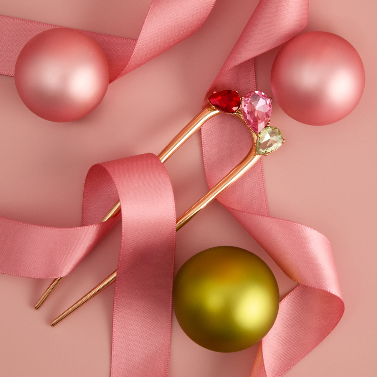 503714-CreativeProductShoot-Holiday-MetalGemstoneFrenchHairPin-RedPinkGreen-2-1280x1280px