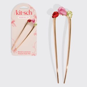kitsch Gemstone French Hair Pin