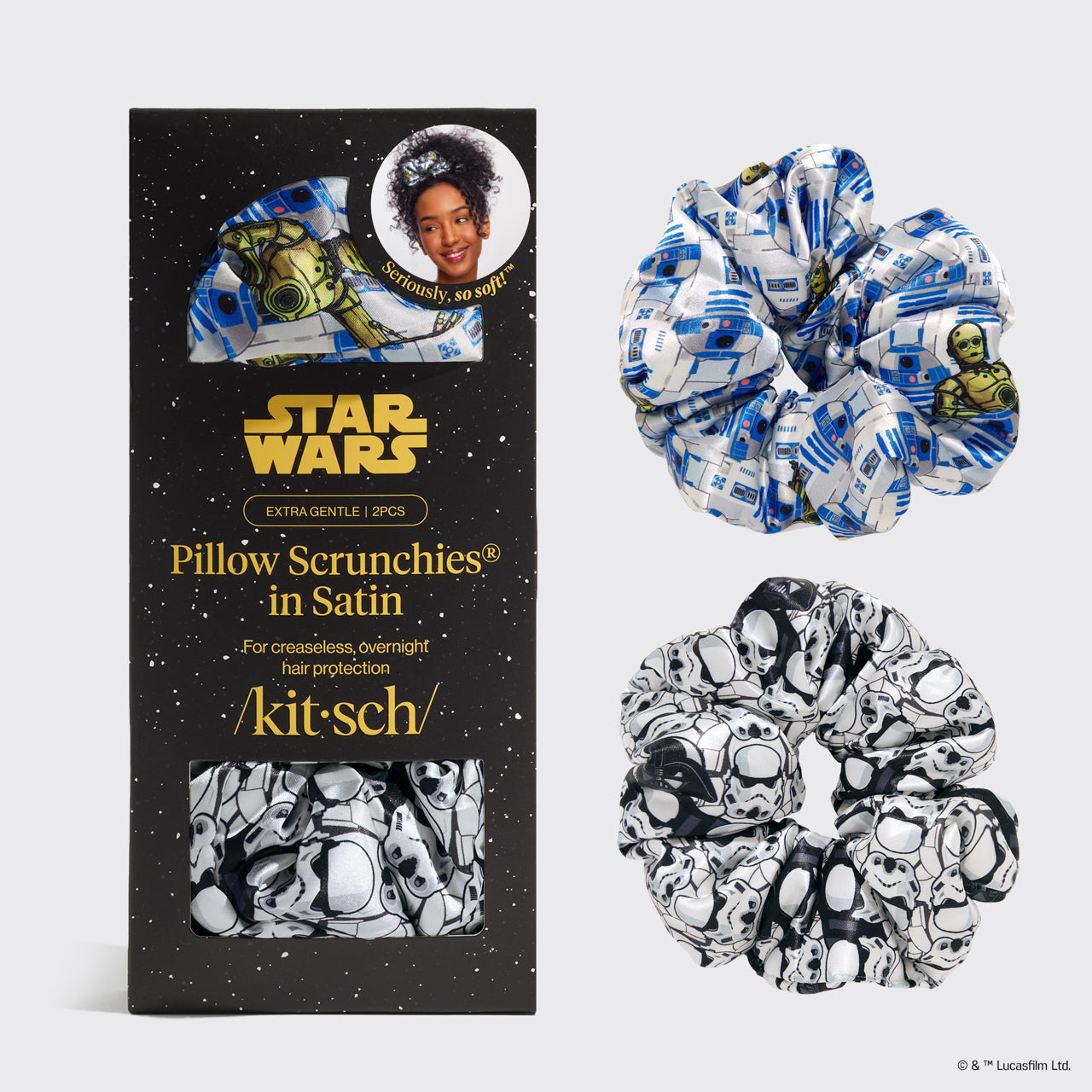 504483-StarWarsxKitsch-SatinPillowScrunchies-R2-D2_StormTroopers-2pc-Hero-1280x1280px