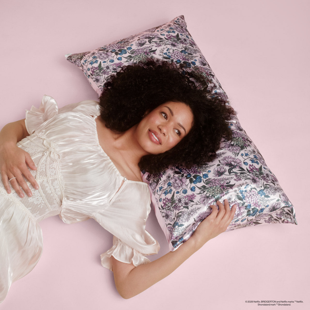 507408-BridgertonxKitsch-KingSatinPillowcase-Wisteria-Model-3-1280x1280px