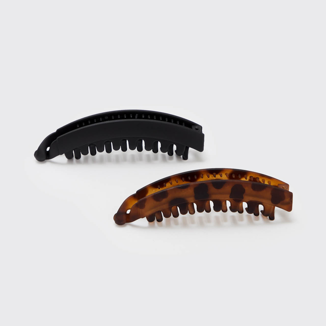 60022-RecycledPlastic-BananaClips-2pc-Hair-Black_Tort-1280x1280px