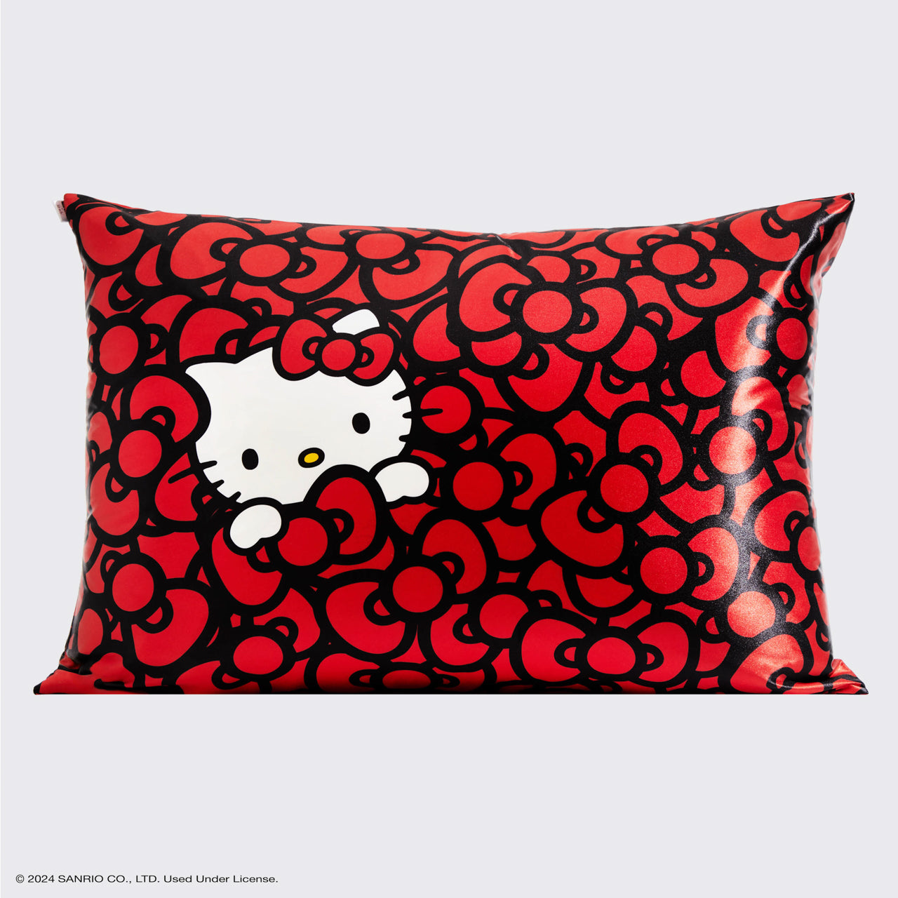65812-HelloKittyxKitsch-StandardSatinPillowcase-KittyBathesInASeaOfBows-300dpi