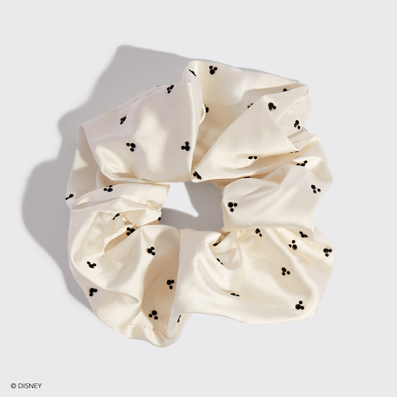66062-MickeyMinniexKitsch-RecycledFabricRhinestoneScrunchie-1pc-Cream-1280x1280px