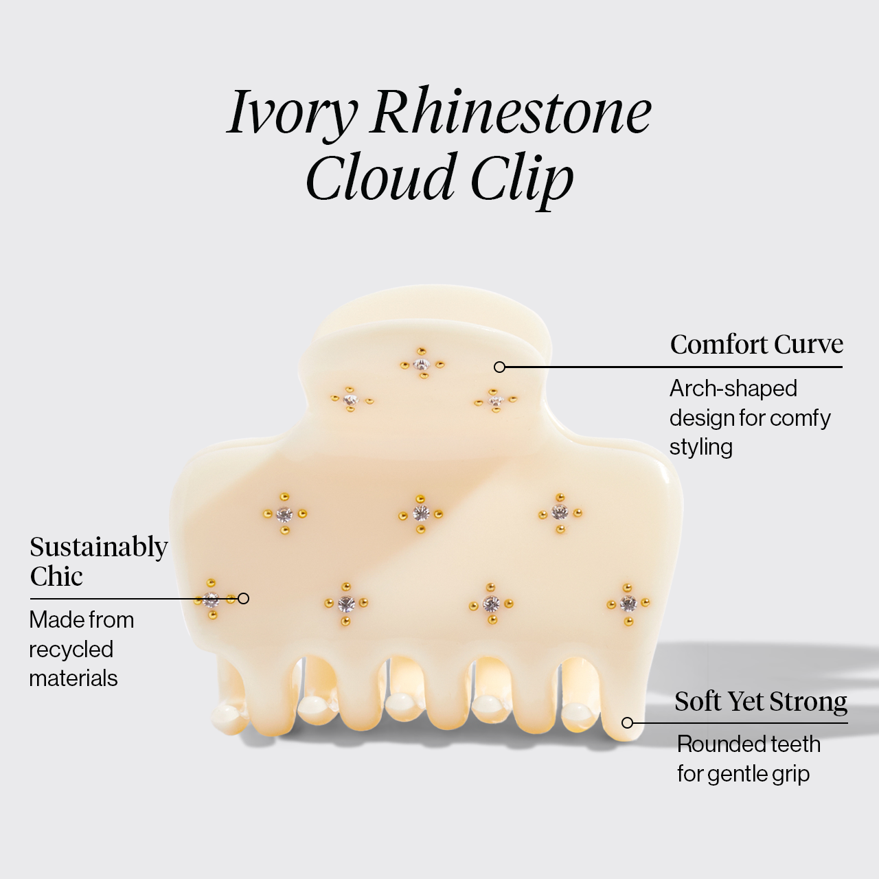 67205-RecycledPlasticRhinestoneMediumPuffyClawClip-1pc-Hair-Ivory-Infographic-1280x1280px