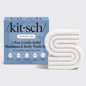 kitsch Ultra Sensitive Shampoo & Body Wash Bar Fragrance Free